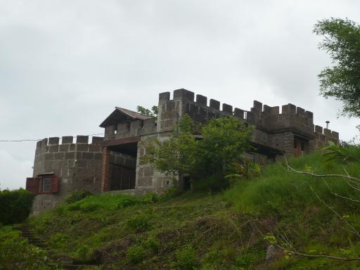 Fachada del Castillo de Cacao, un centro turístico de chocolate en Matagalpa